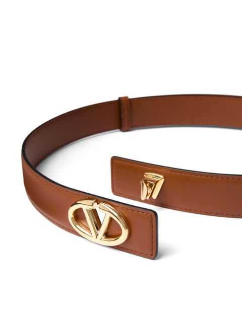 Valentino Garavani 30mm VLogo The Bold Edition belt - Brown