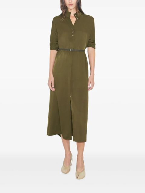 Tory Burch buttoned shirt dress - Green - zdjęcie produktu nr 2