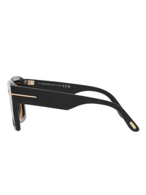 TOM FORD Eyewear oversize-frame sunglasses - Black