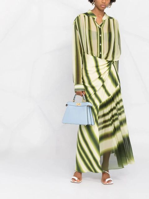 FENDI small Peekaboo ISeeU top-handle bag - Blue - zdjęcie produktu nr 2