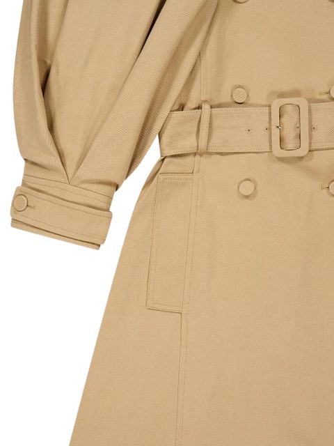 Gabriela Hearst Aeon puff-sleeve trench coat - Neutrals