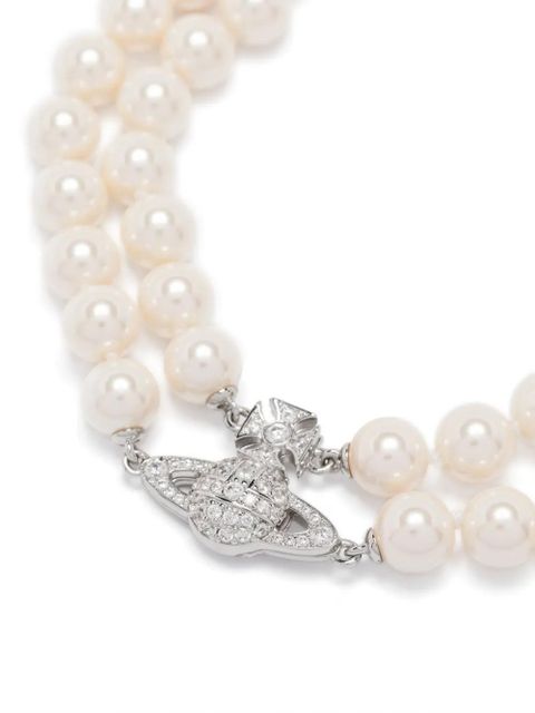 Vivienne Westwood Orb-pendant choker - Silver