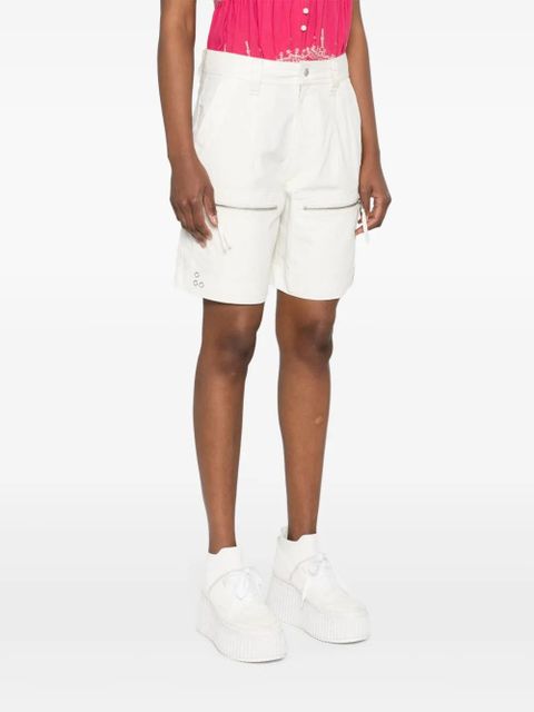 MARANT ÉTOILE Kynan cotton shorts - Neutrals