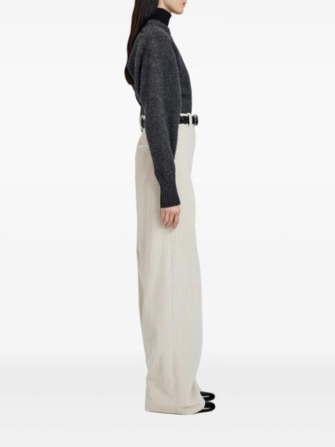 Proenza Schouler corduroy straight trousers - Neutrals