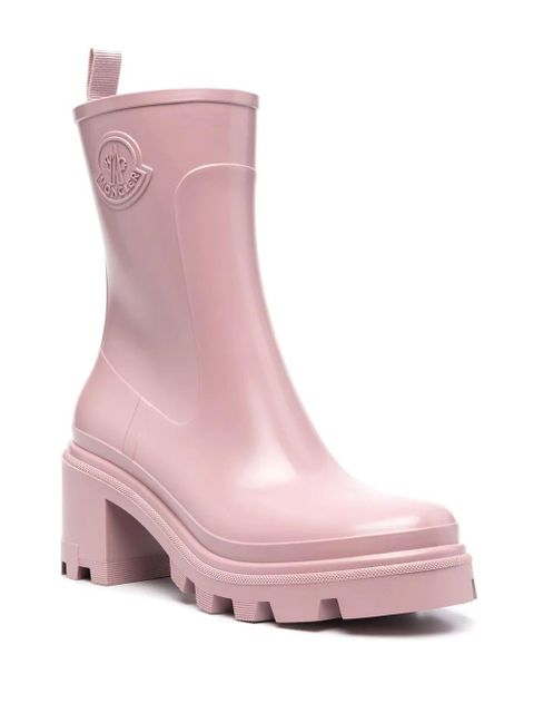 Moncler Loftgrip chunky rain boots - Pink