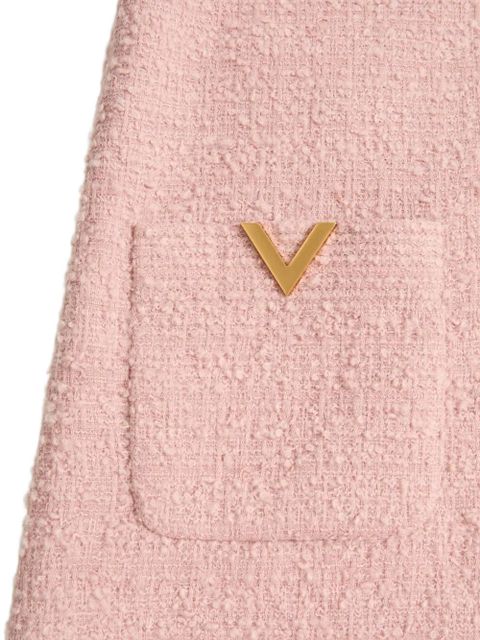 Valentino Garavani bow-detail mini dress - Pink
