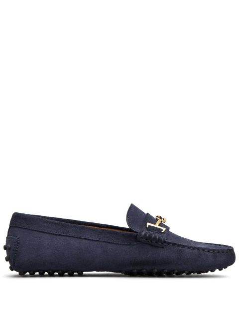 Tod's Gommino embellished suede loafers - Blue - zdjęcie produktu nr 1