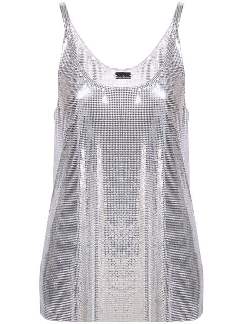 Rabanne metallic mesh tank - Silver - zdjęcie produktu nr 1