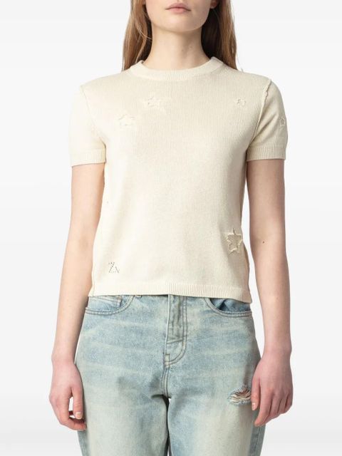 Zadig&Voltaire Bully Seco top - Neutrals