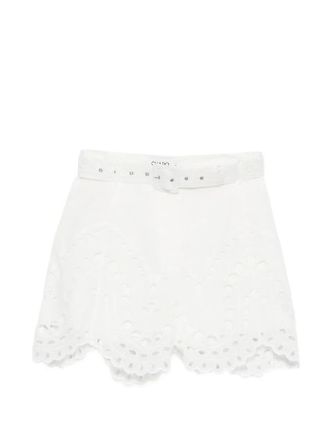 Charo Ruiz Ibiza Dune belted shorts - White - zdjęcie produktu nr 1