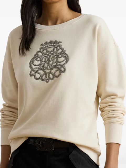 Lauren Ralph Lauren embroidered sweater - Neutrals