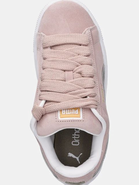 Puma sneakersy skórzane Suede XL kolor różowy 395205