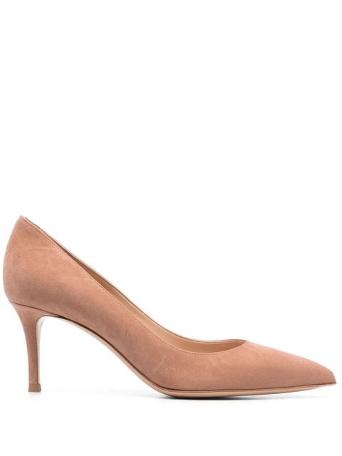 Gianvito Rossi Gianvito 70mm suede pumps - Neutrals - zdjęcie produktu nr 1
