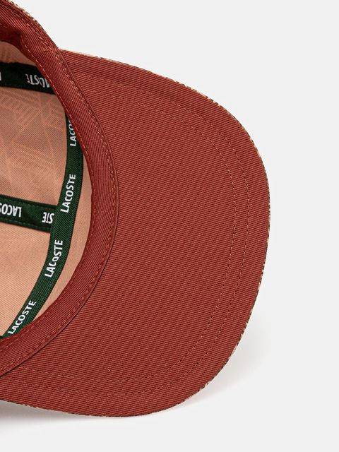 Lacoste czapka z daszkiem bawełniana