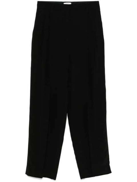 TOTEME pleated straight-leg trousers - Black - zdjęcie produktu nr 1