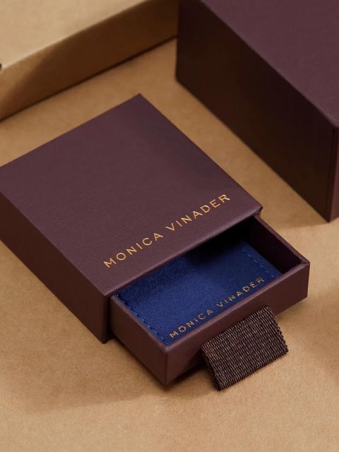 Monica Vinader Mini Paperclip choker necklace - Gold