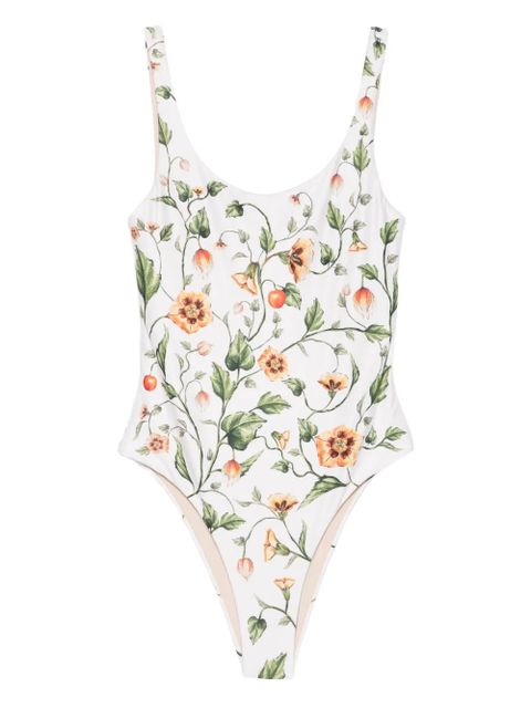 Agua By Agua Bendita Gema Uchuva floral swimsuit - Neutrals - zdjęcie produktu nr 1