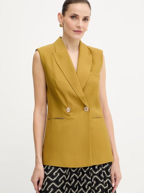 Morgan kamizelka kolor zielony dwurzędowa VFIJA.F - zdjęcie produktu nr 1