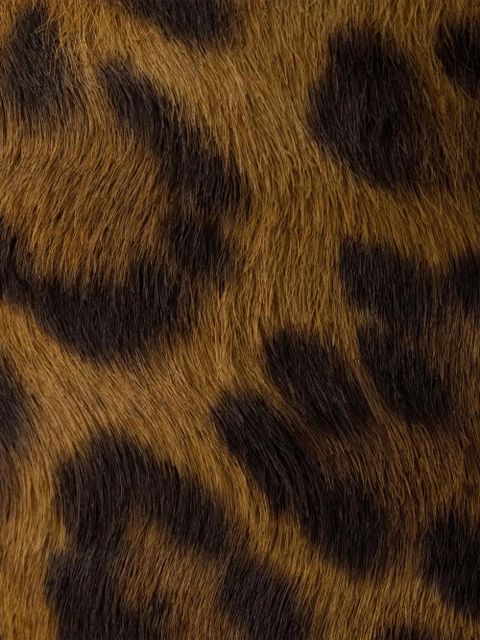 Prada leopard-print leather mules - Neutrals