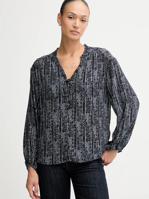 Pepe Jeans koszula damska kolor granatowy relaxed PL3051281 - zdjęcie produktu nr 1