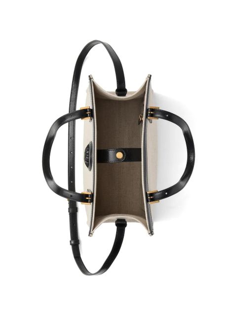 Versace Rivière canvas tote bag - Neutrals