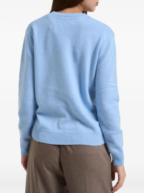 MC2 Saint Barth embroidered sweater - Blue