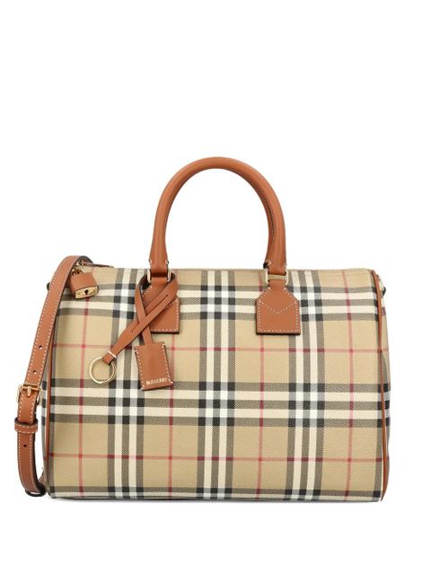 Burberry checked cross-body bag - Neutrals - zdjęcie produktu nr 1
