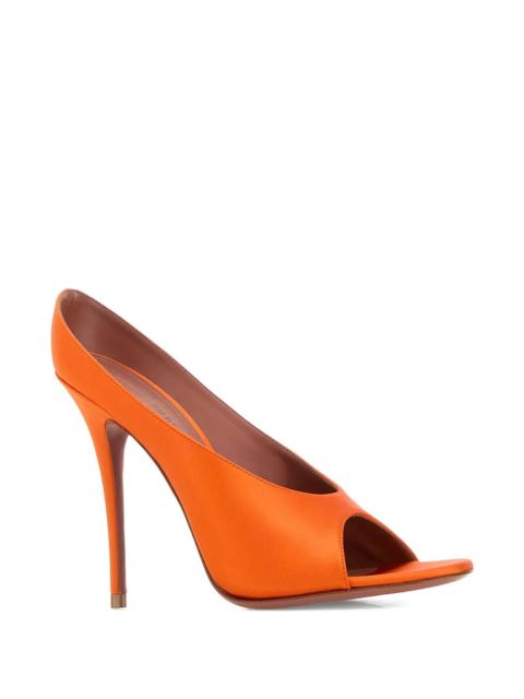 Amina Muaddi 105mm Anok open-toe sandals - Orange - zdjęcie produktu nr 2
