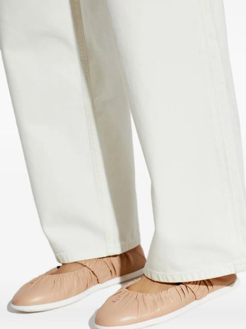 BOGNER Vienna ruched ballet flats - Pink