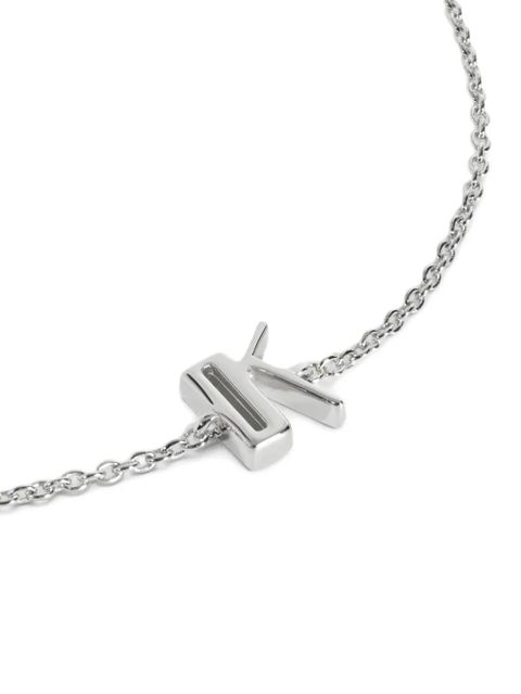 Monica Vinader Initial K chain bracelet - Silver