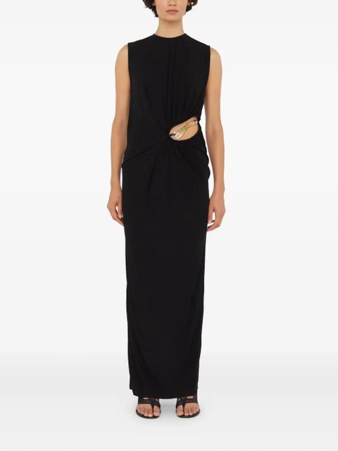 Christopher Esber twist-detail cut-out maxi dress - Black - zdjęcie produktu nr 2