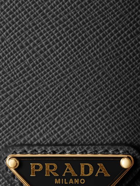 Prada leather iPhone 17 Pro case - Black