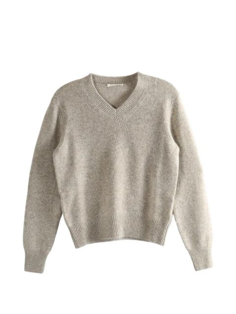 The Row Noval V-neck sweater - Neutrals - zdjęcie produktu nr 1