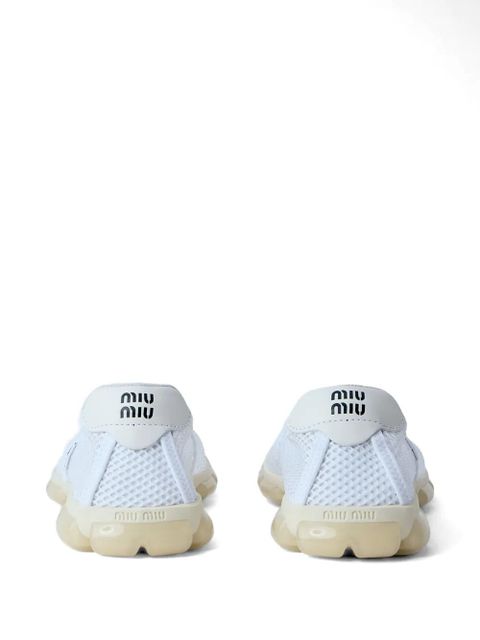 Miu Miu mesh ballet flats - White - zdjęcie produktu nr 2