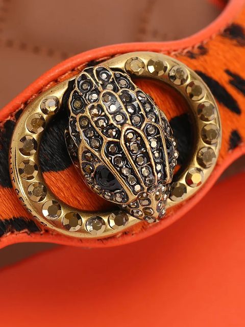 Kurt Geiger London sandały skórzane Chelsea Sandal kolor pomarańczowy 4711591189