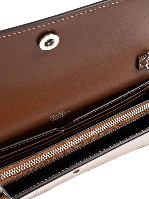Max Mara Clutchy leather clutch bag - Brown