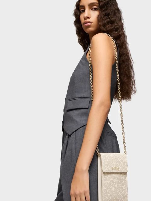 Tous pokrowiec na telefon KAOS MINI LINES kolor beżowy 2002183901