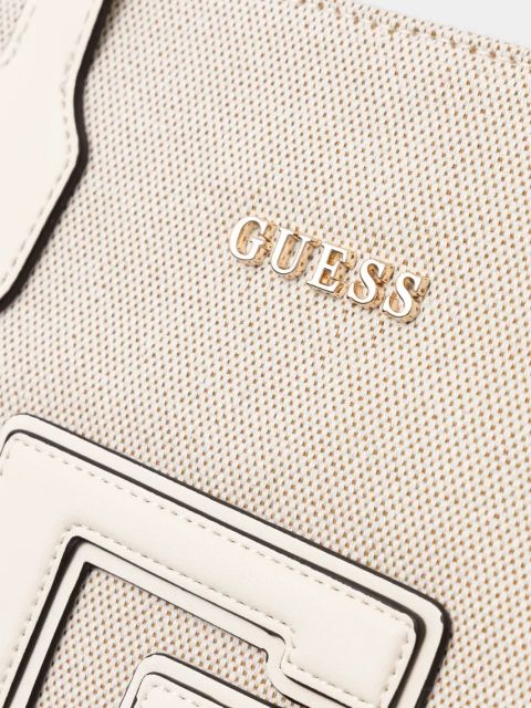 Guess torebka kolor beżowy HWWG91 98220