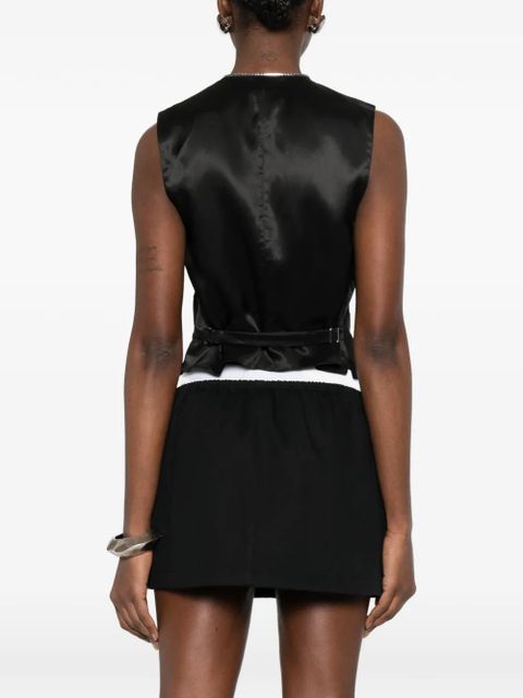 Alexander Wang zip-fastening vest - Black