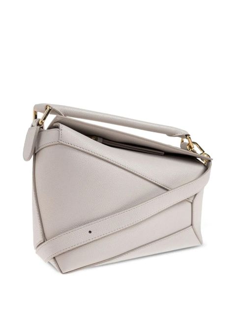 LOEWE Puzzle leather tote bag - Grey - zdjęcie produktu nr 2