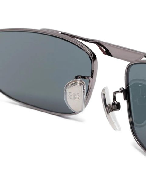 Balenciaga Eyewear rectangle-frame sunglasses - Grey