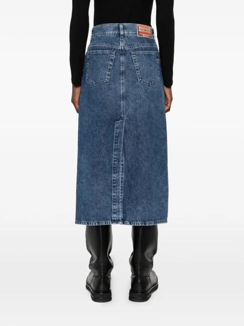Diesel De-Skye-S1 midi skirt - Blue