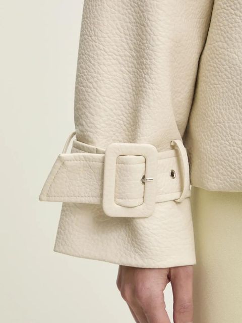 Answear.LAB kurtka kolor beżowy przejściowa