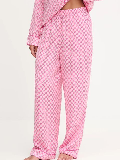 Dkny piżama damska kolor różowy YI80061