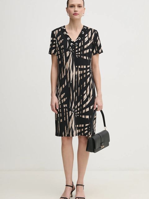 Joseph Ribkoff sukienka kolor czarny mini prosta 251266 - zdjęcie produktu nr 1