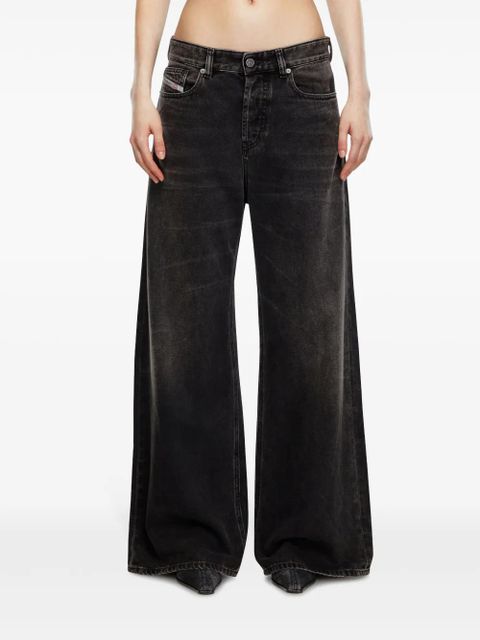 Diesel 1996 D-Sire low-rise wide-leg jeans - Black