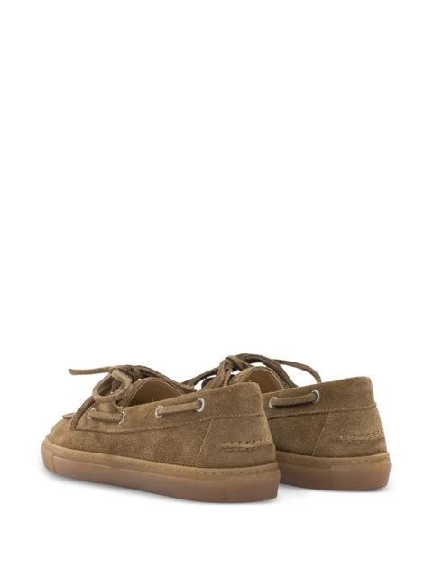 Copenhagen lace-up suede loafers - Brown
