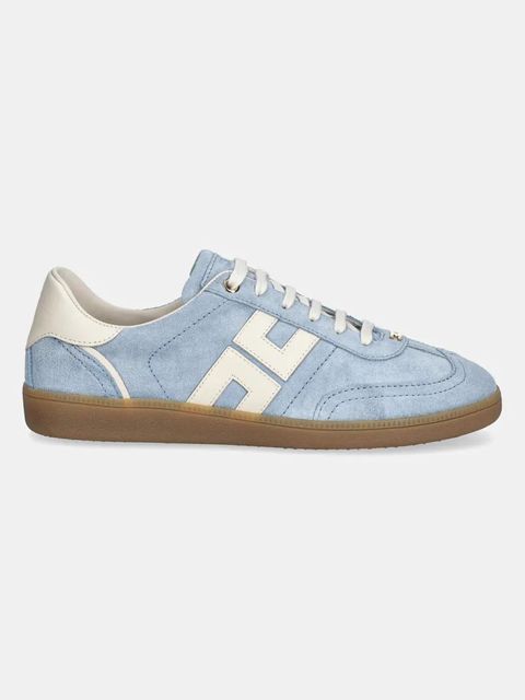 Elisabetta Franchi sneakersy zamszowe damskie kolor niebieski SA51G51E2