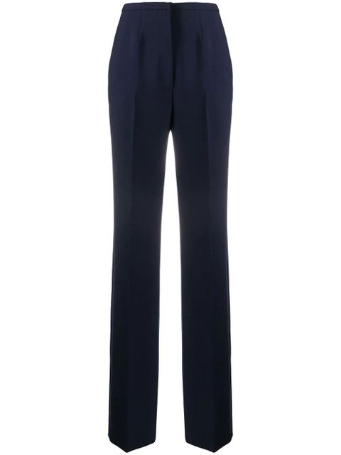 Prada wide-leg tailored trousers - Blue - zdjęcie produktu nr 1