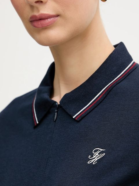 Tommy Hilfiger polo damski kolor granatowy WW0WW47853